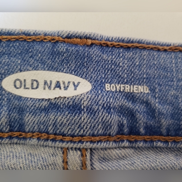 Old Navy (Lot Of 2) Boyfriend Jean Shorts Size 4 High Rise Medium & Lig… - Picture 7 of 14